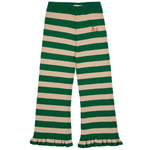 Bobo Choses Randiga stickade volangbyxor Green | Grön | 6-7 years