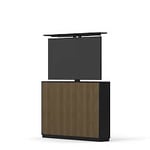 Englesson Slim Line skänk med tv-lift black/burned walnut B135 cm