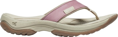 Keen Women's Kona Leather Flip-Flop Nostalgia Rose-Plaza Taupe, 42