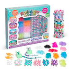 Bandai - Rainbow Loom Beadmoji Deluxe – Coffret Fabrication de Bracelets Élastiques et Perles - Loisir Créatif - Contient 2200 Élastiques, 340 Perles avec Motifs - Jouet Enfant 7 Ans et + - CD0094