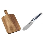 Cole & Mason H722131 Barkway Small Chopping Board with Handle | Wooden Board/Cutting Board/Serving Board | Acacia Wood | (L)420mm x (W)210mm x (D)20mm | Not Suitable for The Dishwasher