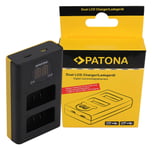 Patona Dual LCD USB Lader for Nikon EN-EL25 Z30 Z50 Z fc 150601911 (Kan sendes i brev)