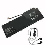 Amsahr LBG622RH-03 Batterie de Remplacement avec Stéréo écouteur pour Ordinateur Portable Noir