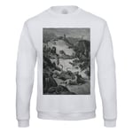 Sweat Shirt Homme Les Animaux Malades Et La Peste Fable Lafontaine Gustave Dore Gravure