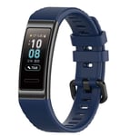 Strap-it Bracelet silicone - compatible pour Huawei Band 3 / 4 Pro (bleu foncé)