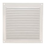 Amig - Grille de ventilation carrée en Aluminium | Grilles d'aération pour sortie d'air | Idéal pour plafond de cuisine et de salle de bain | Dimensions : 170 x 170 mm | Couleur: Blanc