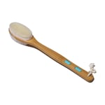 Shining House - Brosse pour Le Corps Brosse Dos Douche Brosse de Bain Exfoliante avec long manche en bois Humide ou Sec, Lavez Votre Corps Facilement