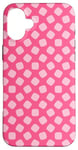 Coque pour iPhone 16 Plus Pink Candy Bubblegum Cushion Shape Rounded Pattern