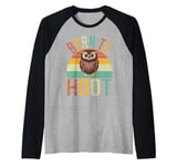 Born to Hoot Owl Raglan Baseball Tee