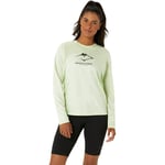 Asics Fujitrail Logo Long Sleeve Top Femme Vert