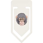 Azeeda 91mm 'Chimp Face' Large Plastic Paper Clip (CC00046916)