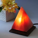 1x USB Himalayan Salt Lamp Crystal Rock Natural Healing Salt Pyramid Lamps