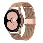 Metallurband för Samsung Galaxy Watch 4 rose gold