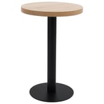 Bistropöytä vaaleanruskea 50 cm MDF