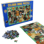 Ginger Fox Games Celebrity Dogs Novelty Puzzle Humorous Christmas Gift Idea