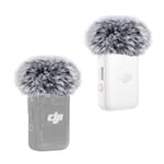 YOUSHARES Bonnette Micro Anti Vent Compatible avec DJI Mic 2 Lavalier sans Fil et OSMO Pocket 3 Créateur, Mousse Micro en Fourrure Filtre Anti Pop Professionel Adapté à DJI Mic 2 (2 Pièces)