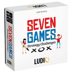 Ludic Seven Games Jeux De Stratégie Mu25916 Jeu De Société pour La Famille pour 2 Joueurs Made in Italy