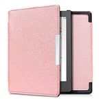 kwmobile Étui Compatible avec Kobo Aura Edition 1 Coque - Étui à Rabat magnétique Tablette eReader Similicuir - Or Rose