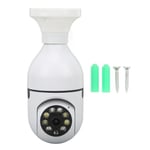 Cikonielf caméra à ampoule E27 Caméra Fil, Caméra à Ampoule Rotative de Surveillance APP 2MP 1080P E27 Type outillage camera