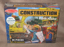 Melissa & Doug Construction Floor Puzzle 24 Pieces Ages 3 and Up 60x90cm Sealed