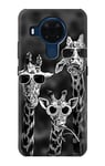 Giraffes With Sunglasses Case Cover For Nokia 5.4