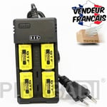 CHARGEUR RS-93 + 2 PILES ACCU RECHARGEABLE CR123A CR123 16340 3.7v 2800mAH 9