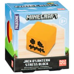 Minecraft Jack O'Lantern Stress Block Squishy Sensory Fidget Toy For Ages 3+