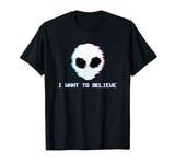 I Want to Believe T-Shirt Alien Pastel Aesthetic T-Shirt