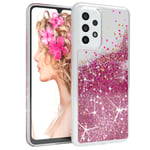 For Samsung Galaxy A33 5G Phone Cover Glitter Protection Phone Case Pink