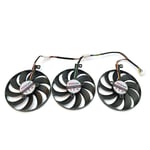 1SET FDC10H12S9-C T129215SU RTX 2080 2070 GPU Ventilateur,Pour ASUS RX 5700XT 5700 5600XT ROG STRIX OC foulant carte ventilateur de refroidissement - Type FDC10H12S9-C