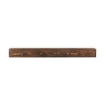 VEVOR Étagère Flottante Murale Manteau Cheminée en Bois Marron Naturel 213,3 cm