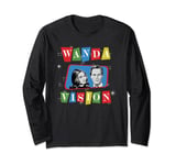 Marvel Studios WandaVision Logo TV Sitcom Style Disney+ Long Sleeve T-Shirt