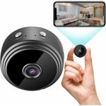 Caméra espion Chronus Mini Camera Espion WiFi 1080p Magneti sans Fil Nanny  Cachée et Vision Nocturne Interieur Exterieur Surveillance pour iOS  Android-Noir