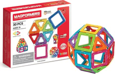 Magformers 30-Piece Magnetic Tiles Toy. STEM Set. Educational Teaching Resource