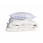 Someo - Pack couette confort 140x200 et oreiller 30% duvet de canard anti-allergènes