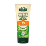 Organic Aloe Vera SPF 25 Sun Lotion infused with Avocado & Jojoba Oil 200ml