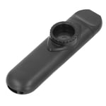 (Black)Kazoo Flute Portable Kazoo Musical Instrument Fine Workmanship For