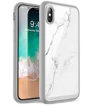 SUPCASE Unicorn Beetle Style Premium Hybrid Protective Clear Case for 6.5-Inch iPhone Xs Max (2018 Release), Marble