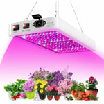 Gabrielle - 400W led élèvent la lumière pour les plantes d'intérieur 312 led spectre complet Veg et Bloom double interrupteur IP65 étanche plante