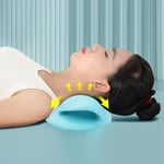 (Green)Neck Stretcher Relief Discomfort Traction Pillow Corrective Neck RE