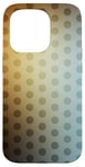 Coque pour iPhone 15 Pro Jaune, turquoise, pois dégradés