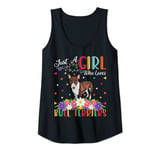 Womens Bull Terrier Dog Lover Just A Girl Who Loves Bull Terriers Tank Top