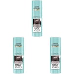 L'Oréal Paris Spray Instantané Correcteur de Racines & Cheveux Blancs, Magic Retouch, Brun, 75 ml (Lot de 3)