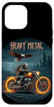 Coque pour iPhone 12 Pro Max Heavy Metal Thrash Hard Rock Horreur Rocker Tenue moto