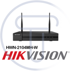 NVR Hikvision Hiwatch HWN-2104MH-W 2 4 canaux 6 Mpixel WiFi max 6TB alarme