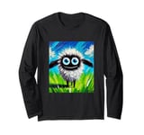 Whimsy in the Field, Funny, Fanciful, Quirky Long Sleeve T-Shirt