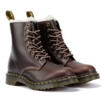 Dr. Martens Serena Leather Women's Brown Boots