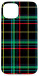 iPhone 15 Plus Green Royal Stewart Tartan Plaid Scottish Christmas Classic Case