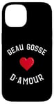 Coque pour iPhone 14 Beau gosse d'amour Cadeau homme fête de l'amour