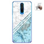 Coque Gel TPU pour Xiaomi Pocophone Little X2 Design Marbre 02 Dessins